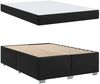 vidaXL Bettrahmen mit Matratze Schwarz 140 x 200 cm Stoff 3399238 Bild 4