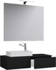 VCM Badmöbel Waschtisch Gudas 914833 Schwarz H. 70 x 85 x T. 35 cm Bild 2