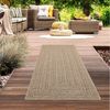 Carpetia Outdoorteppich In- & Outdoorteppich Jute-Look, rechteckig, Höhe: 5 mm, robuste Struktur wetterfest & pflegeleicht Bild 3