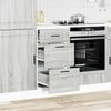 vidaXL Küchenunterschrank Porto Grau Sonoma Holzwerkstoff 854226 Bild 3