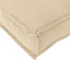vidaXL Kissen Beige 120 x 40 x 8 cm Oxford-Stoff 42001641 Bild 5