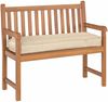 vidaXL Kissen Beige 120 x 40 x 8 cm Oxford-Stoff 42001641 Bild 2