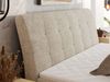 Boxspringbett DAGOS 160 x 200 cm mit Kopfteil, Lattenrost und Stauraum – Doppelbett mit Matratze & Topper T25 , stabile Konstruktion, Bettkasten, modernes Design - Beige Schenille grob gewebt - H3 Bild 3