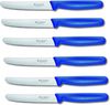 6 Stück Tafelmesser Tischmesser Brotzeitmeser VICTORINOX Blau CLASSIC Bild 2