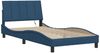 vidaXL Bettgestell ohne Matratze "Hanko" Blau 100x200 cm Stoff 3310446 Bild 3