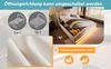 Polsterbett Samt mit LED & USB-Anschluss, Stauraum, 150x213x120 cm, Beige, ohne Matratze Bild 5