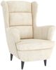 vidaXL Sessel Cremeweiß Samt 324068 Bild 2