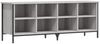 vidaXL Schuhregal Grau Sonoma 131x35x50 cm Holzwerkstoff 831851 Bild 2