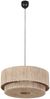 Große LED Pendelleuchte 1-flammig aus Jute Natur im Boho Stil, Ø 60cm Bild 2