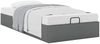 vidaXL Ottoman-Bett ohne Matratze Dunkelgrau 90x190 cm Stoff 3310841 Bild 5