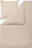 Estella Samt + Seide Flanell Bettwäsche 155x220 Andriano natur Rauten 5477-230 Bild 2
