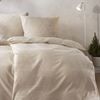 Estella Samt + Seide Flanell Bettwäsche 155x220 Andriano natur Rauten 5477-230 Bild 5