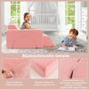 Modulares Kindersofa Spielsofa Modulsofa mit abnehmbarem Bezug 105,5 x 101 x 48 cm Rosa Bild 2