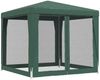 vidaXL Partyzelt mit 4 Mesh-Seitenwänden Grün 2,5x2,5 m HDPE 319223 Bild 5