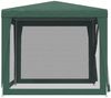 vidaXL Partyzelt mit 4 Mesh-Seitenwänden Grün 2,5x2,5 m HDPE 319223 Bild 4