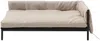 Vente-unique - SIPARIA Cat MetallStoff BraunBeige - B 58 cm x H 28 cm x L 80 cm Bild 2