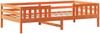 vidaXL Massivholzbett mit Dach Wachsbraun 80x200 cm Kiefer 3282164 Bild 4