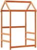vidaXL Massivholzbett mit Dach Wachsbraun 80x200 cm Kiefer 3282164 Bild 5