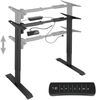 Tischgestell elektrisch höhenverstellbar Memory-Funkt. 85-129 x 65 x 71-121cm - schwarz Bild 4
