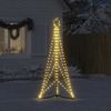 vidaXL LED Weihnachtsbaum 363 LEDs Warmweiß 182 cm 3307643 Bild 3