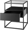 Beistelltisch >EVORA< in schwarz, Holzwerkstoff / Metall - 43x54x43cm (BxHxT) Bild 5