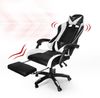 Chefsessel Stuhl Home Office Chair Racing Bürostuhl Sportsitz Büro Stuhl Schwarz/Weiß Bild 3