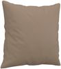 vidaXL 2-tlg. Sofagarnitur mit Kissen Cappuccino-Braun Kunstleder 3202376 Bild 5