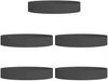 vidaXL Pflanzenring 5 pcs Schwarz 120 x 120 x 20 cm 873635 Bild 2