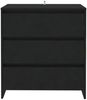 vidaXL Sideboard Schwarz 70x41x75 cm Holzwerkstoff 809747 Bild 3