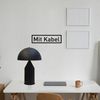Bamyum Tischleuchte Nachttischlampe mit Kabel Lipeo Metall Pilz Lampe, ohne Leuchtmittel Bild 3