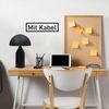 Bamyum Tischleuchte Nachttischlampe mit Kabel Lipeo Metall Pilz Lampe, ohne Leuchtmittel Bild 2