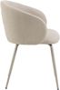 Esszimmerstuhl >Eleanor< (2er-Set) Design 4-Fuß, Bezug beige - 55,5x79x55cm (BxHxT) Bild 4