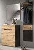 Garderobe Set 4-tlg. Cooper in Eiche und grau 220 cm Bild 2