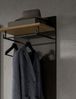Garderobe Set 4-tlg. Cooper in Eiche und grau 220 cm Bild 5