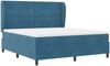 vidaXL Boxspringbett mit Matratze Dunkelblau 200 x 180 cm Samt 3340944 Bild 5