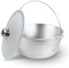 BIG-PAN Wok 15L Kazan Aluminium Bügel Deckel Schwenktopf Bild 2