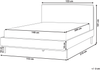 Bett mit Lattenrost CORIO 140 x 200 cm Stoff Creme Bild 2