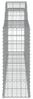 vidaXL Gabione mit Hochbogen 300x30x80/100 cm Verzinktes Eisen 153504 Bild 4