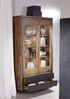 Vitrine 110x204cm 'Genua' Akazie gebürstet Bild 2