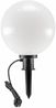 Garten Kugelleuchte Erdspieß "CT-GL30cm"IP44, 230V, 1,5m Kabel, E27 Fassung Bild 5