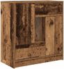 vidaXL Sideboard mit Schubladen und Türen Altholz-Optik 70,5x34x74,5cm 861848 Bild 2