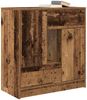 vidaXL Sideboard mit Schubladen und Türen Altholz-Optik 70,5x34x74,5cm 861848 Bild 4