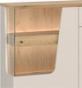 Lomadox Wohnzimmer-Set CARMONA-129, (Mega-Spar-Set, 5-St, Couchtisch Highboard Lowboard Sideboard Vitrine), in Kaschmir und Eiche, inkl. LED-Beleuchtung Bild 2