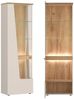 Lomadox Wohnzimmer-Set CARMONA-129, (Mega-Spar-Set, 5-St, Couchtisch Highboard Lowboard Sideboard Vitrine), in Kaschmir und Eiche, inkl. LED-Beleuchtung Bild 4