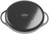 KÜCHENPROFI Bratentopf oval Gusseisen mit Deckel 7 Liter 33x12,9cm schwarz Bild 2