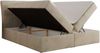 Boxspringbett DAGOS 120 x 200 cm mit Kopfteil, Lattenrost und Stauraum – Doppelbett mit Matratze & Topper Visco , stabile Konstruktion, Bettkasten, modernes Design - Beige Velvet - H4 Bild 4