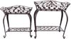 Pflanzenständer Set Blumenregal Pflanzenhalter Blumenhalter Deko 2tlg. Braun Bild 1