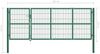 vidaXL Gartentor mit Pfosten 350x120 cm Stahl Grün 142570 Bild 5