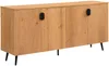 Vente-unique - SINOLO Sideboard Holz, Platte Beige - B 40 cm x H 76 cm x L 160 cm Bild 3