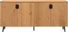 Vente-unique - SINOLO Sideboard Holz, Platte Beige - B 40 cm x H 76 cm x L 160 cm Bild 2